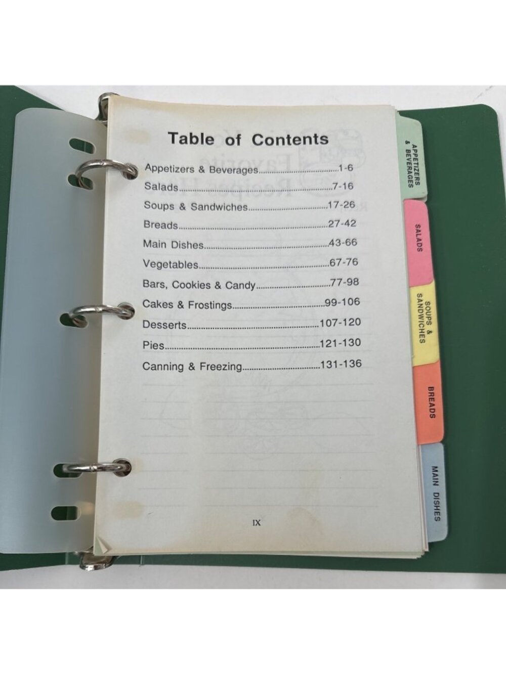 Immanuel Lutheran Church Cookbook 1987 Vtg Recipe Collection Ring Bound Canning - Picture 2 of 16